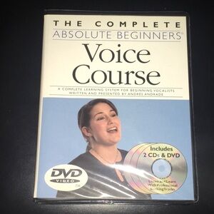 Voice course Singing lessons absolute beginner's voice 2 cds + Dvd learn to sing